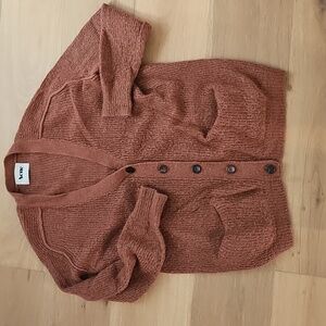 Acne Studios Brown Beryl Mohair Cardigan Small